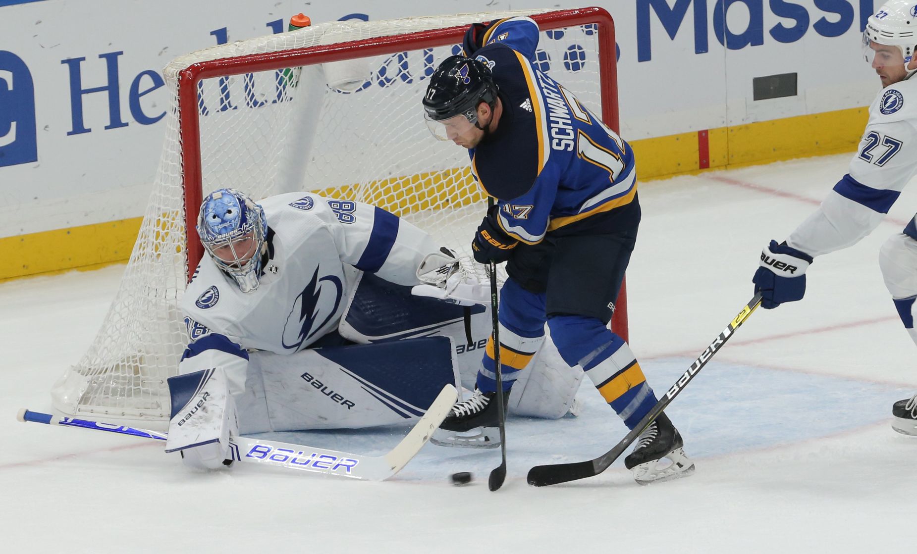 Blues host Lightning